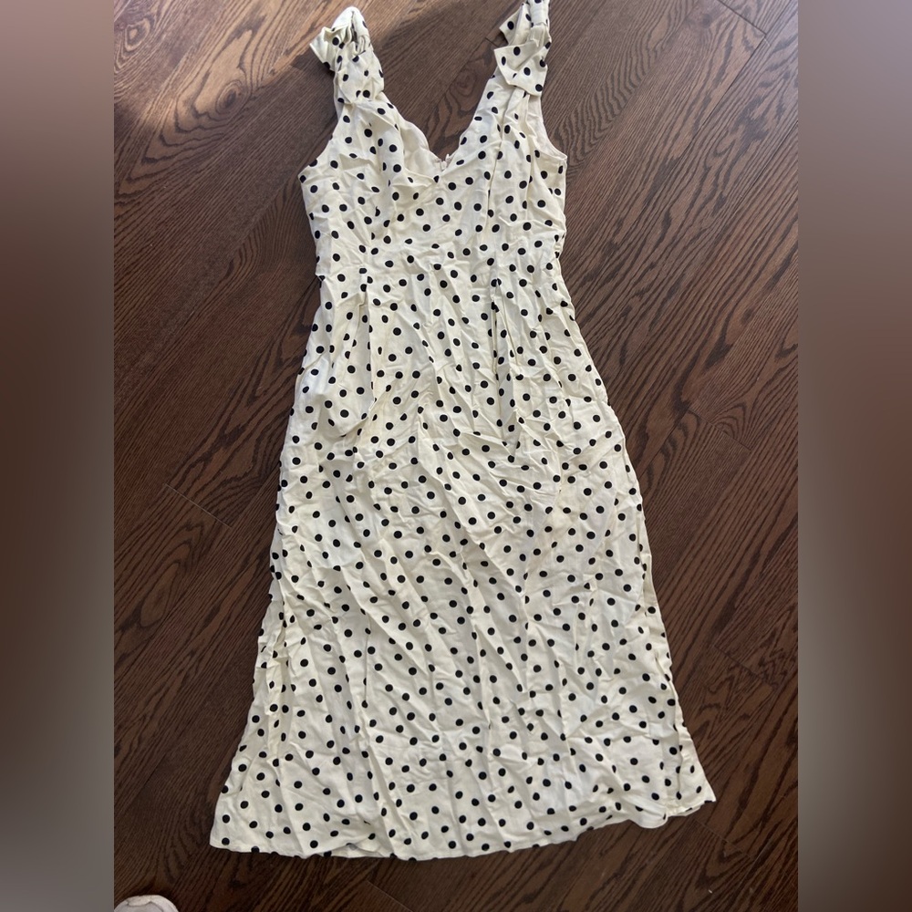 o.p.t dress size 6 with bows on sleeves
